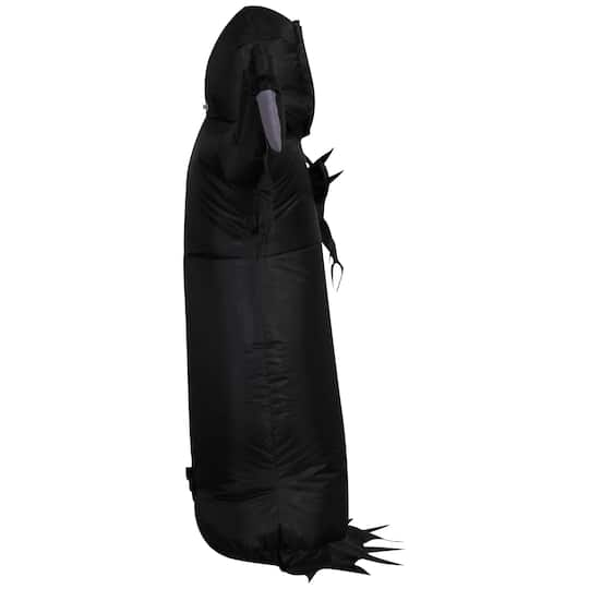 3.5ft. Airblown® Inflatable Ghost Face with Knife Halloween Lighted Décor